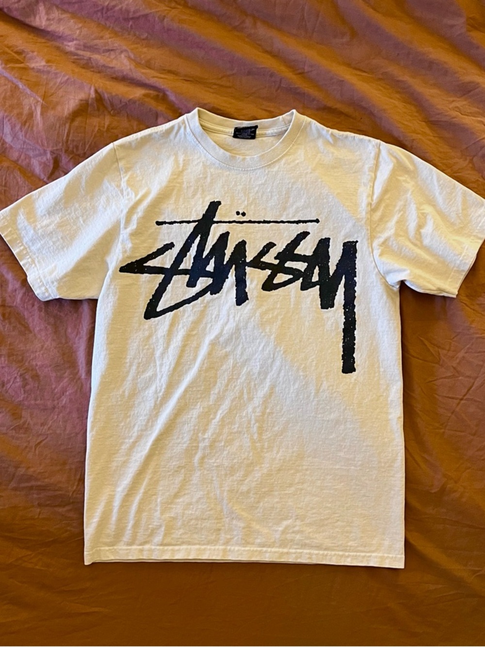 Stüssy Big Stock Tee In The Color Putty